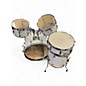 Used Pearl 5 Piece ROADSHOW FUSION White Drum Kit