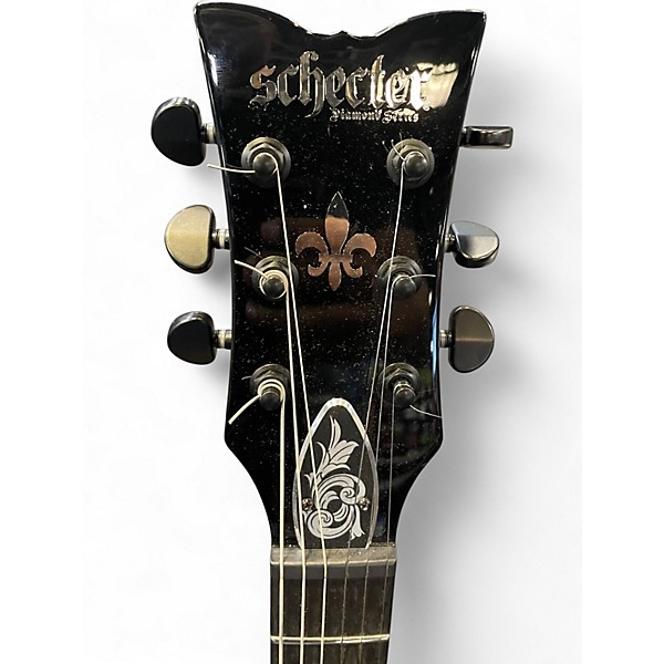 Used Schecter Guitar Research Solo-II Przym Palladium Gloss Black Solid Body Electric Guitar