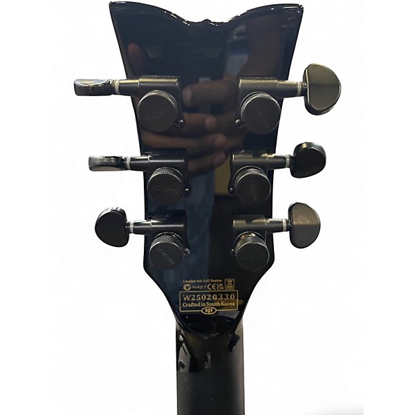 Used Schecter Guitar Research Solo-II Przym Palladium Gloss Black Solid Body Electric Guitar
