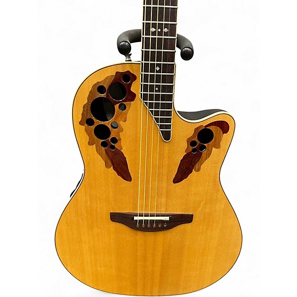 Used Ovation 6778LX Natural Acoustic Electric Guitar