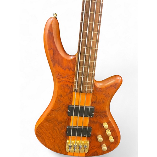 Used Schecter Guitar Research Diamond Series PT Amber Solid Body Electric Guitar