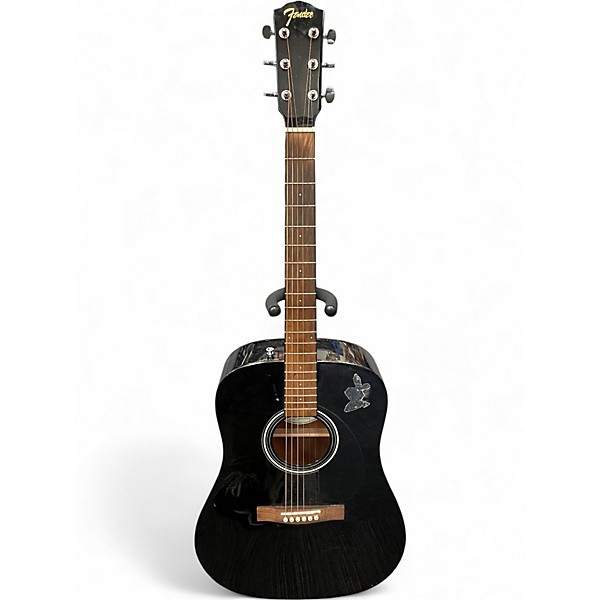 Used Fender FA 115 Black Acoustic Guitar