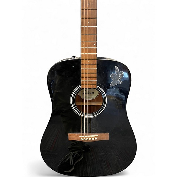Used Fender FA 115 Black Acoustic Guitar