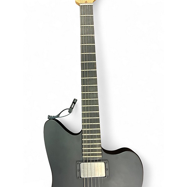 Used Fender Jim Root Signature Jazzmaster Black Solid Body Electric Guitar