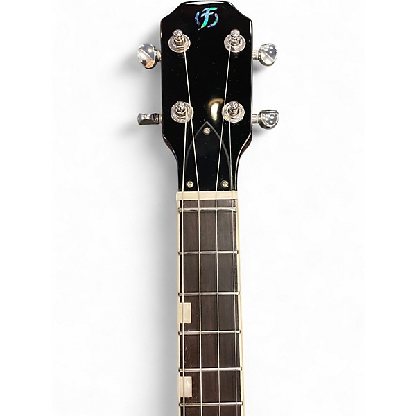 Used Flight Vanguard Solid Body Electric Ukulele Transparent Black Ukulele