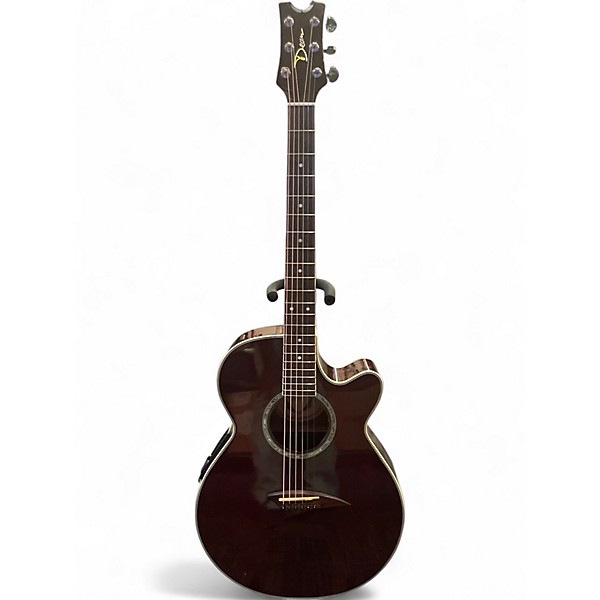Used Dean PE Acoustic Electric Purple Acoustic Electric Guitar