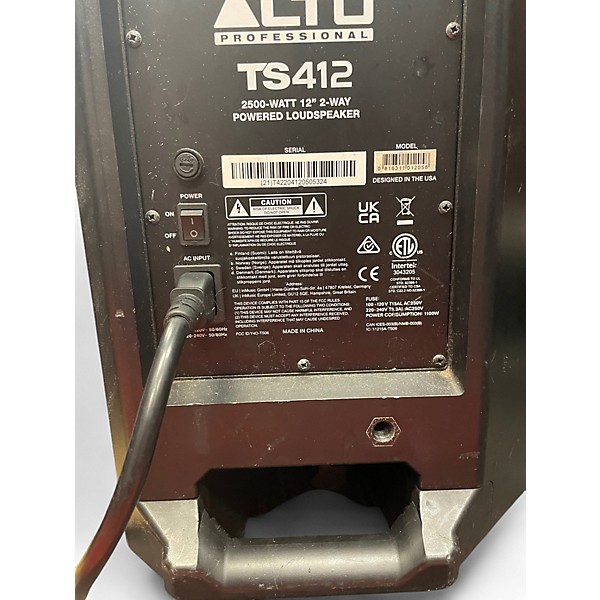 Used Alto TS412 Powered Speaker