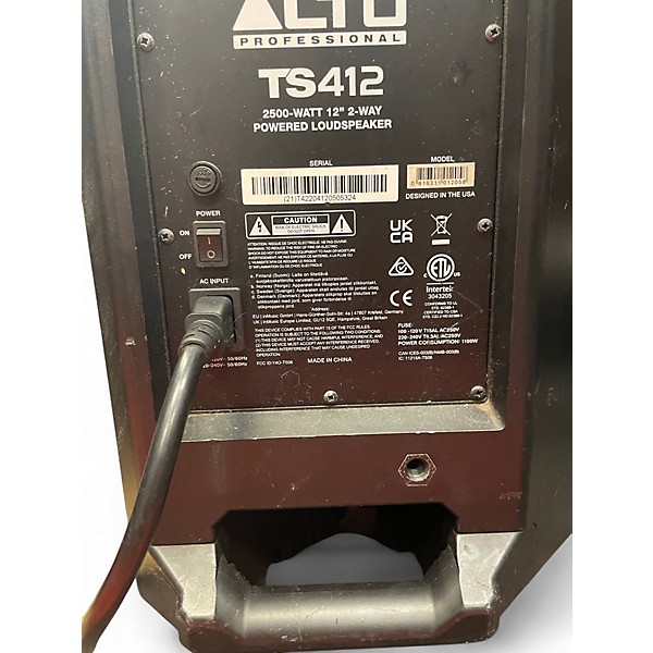 Used Alto TS412 Powered Speaker