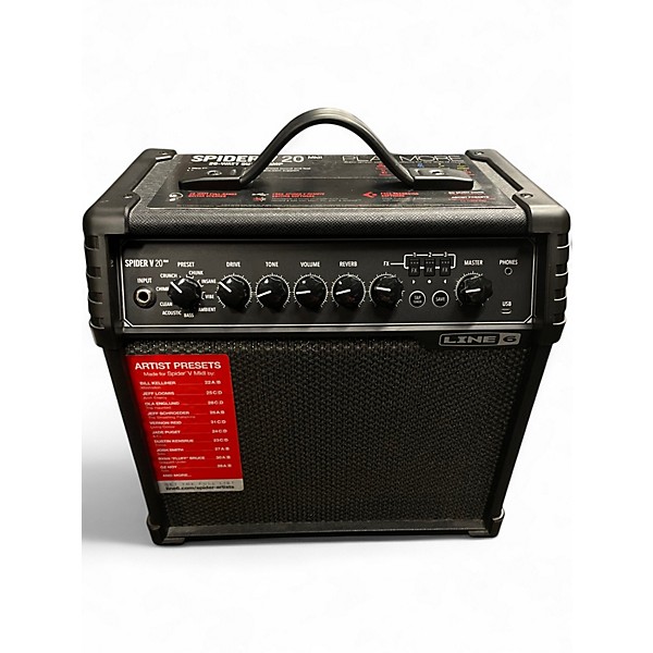 Used Line 6 Spider v 20 Guitar Combo Amp