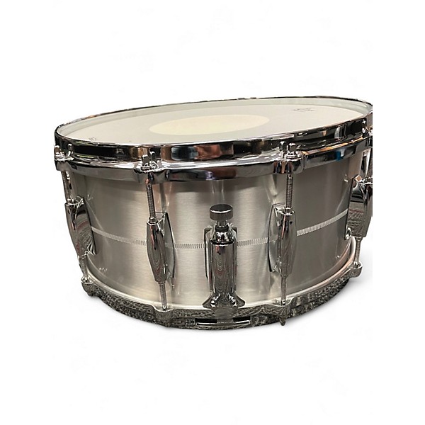 Used Gretsch Drums 6.5X14 G4164SA USA SOLID ALUMINUM Natural Drum