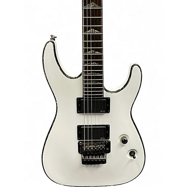 Used Charvel Desolation DX-1 FR Soloist White Solid Body Electric Guitar