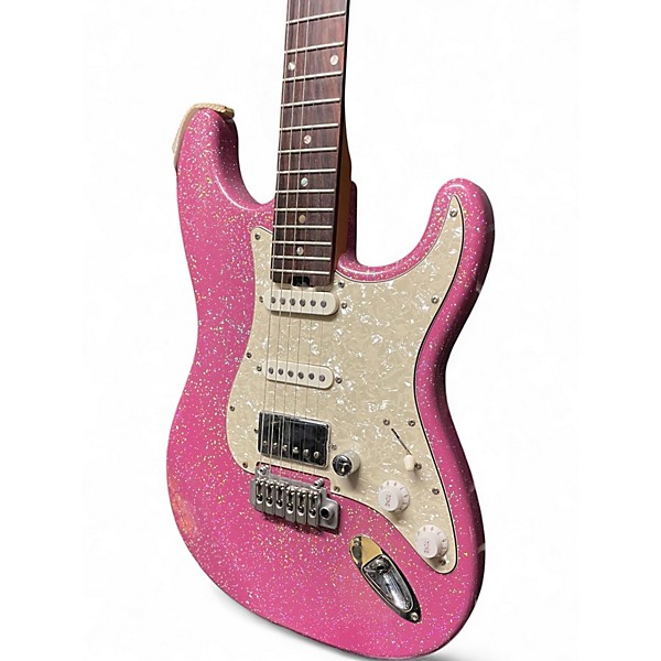 Used Firefly FFST Pure Series Shocking Pink Solid Body Electric Guitar