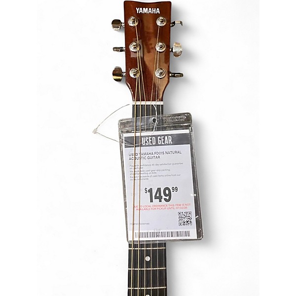 Used Yamaha FD01S Natural Acoustic Guitar