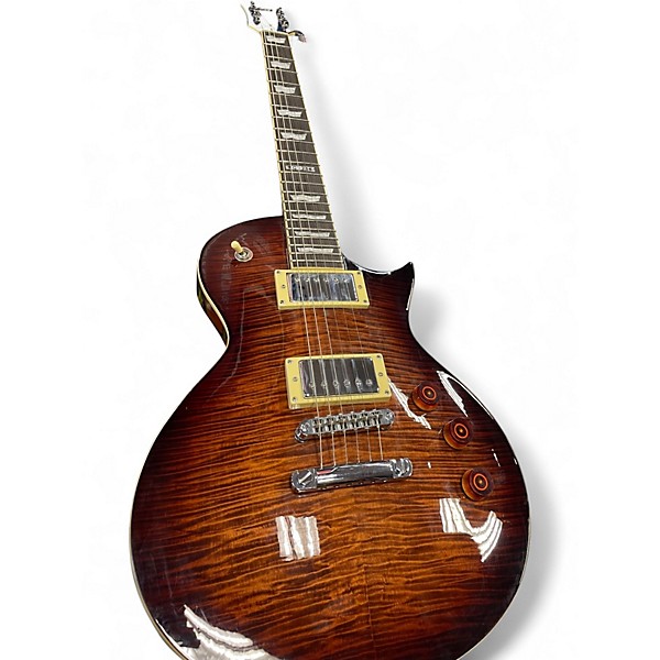 Used 2016 ESP LTD EC256 Tiger Eye Solid Body Electric Guitar