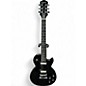 Used Epiphone LES PAUL STUDIO LT BLACK Solid Body Electric Guitar thumbnail