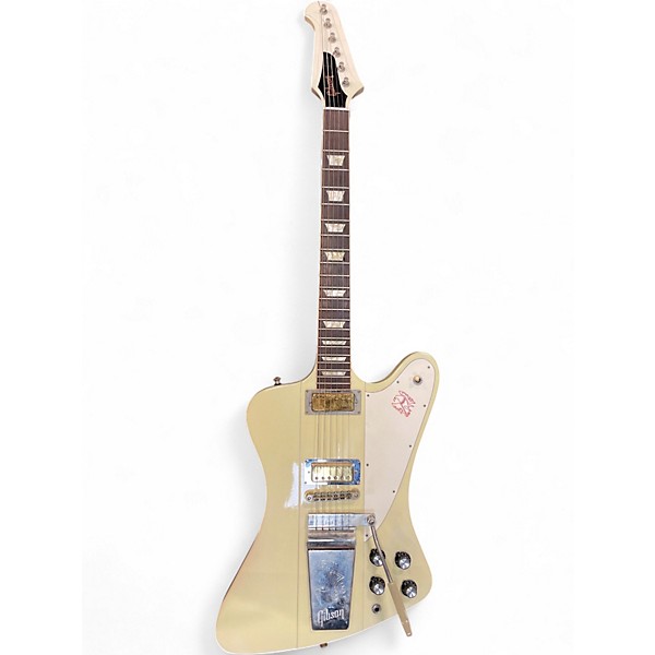 Used 2009 Gibson Custom Shop Firebird V Polaris White Solid Body Electric Guitar
