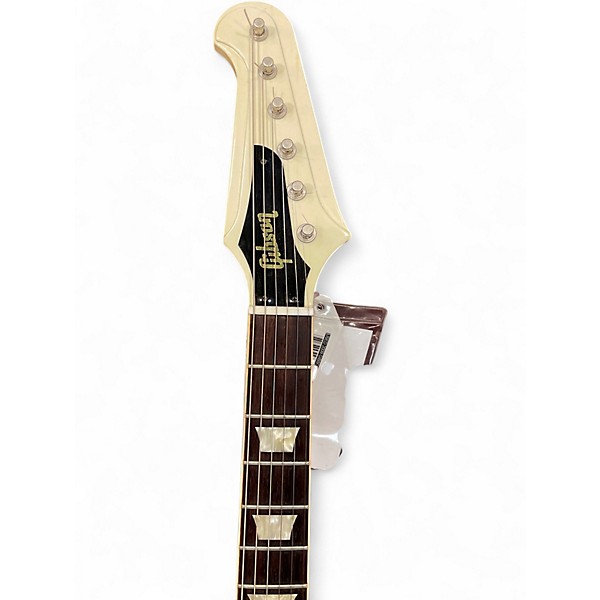 Used 2009 Gibson Custom Shop Firebird V Polaris White Solid Body Electric Guitar