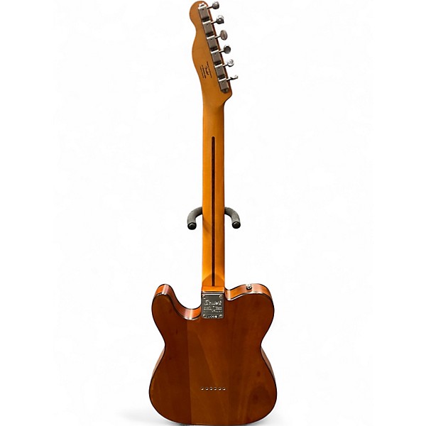 Used Squier 4oth Anniversary Telecaster Satin Mocha Solid Body Electric Guitar