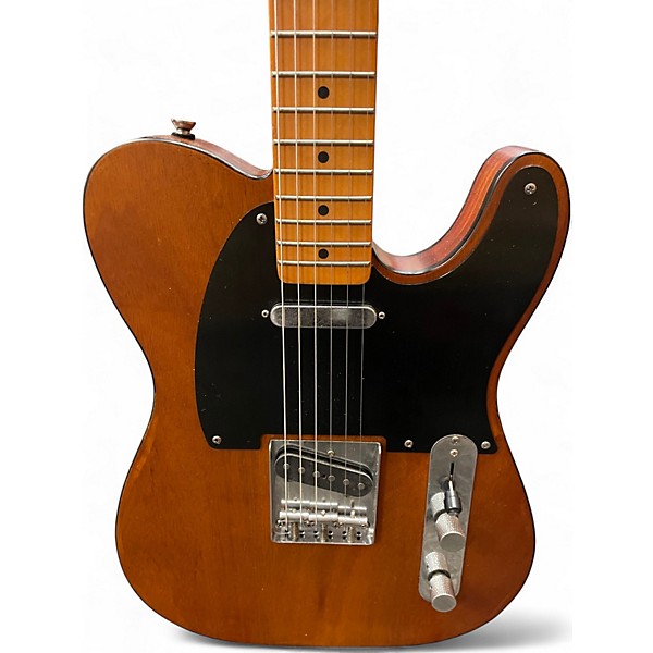 Used Squier 4oth Anniversary Telecaster Satin Mocha Solid Body Electric Guitar