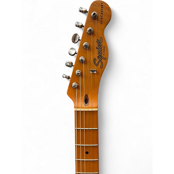 Used Squier 4oth Anniversary Telecaster Satin Mocha Solid Body Electric Guitar