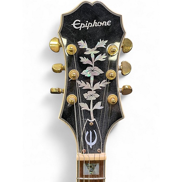 Used Epiphone Sheraton II Black Hollow Body Electric Guitar