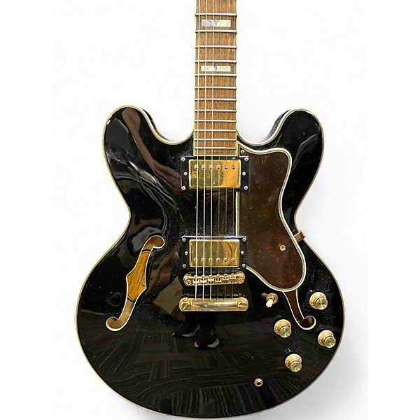 Used Epiphone Sheraton II Black Hollow Body Electric Guitar