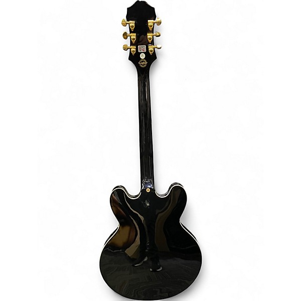 Used Epiphone Sheraton II Black Hollow Body Electric Guitar