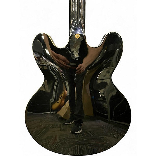 Used Epiphone Sheraton II Black Hollow Body Electric Guitar