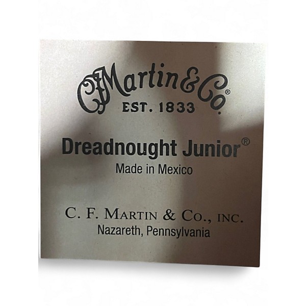 Used Martin DREADNOUGHT JR Natural Acoustic Electric Guitar