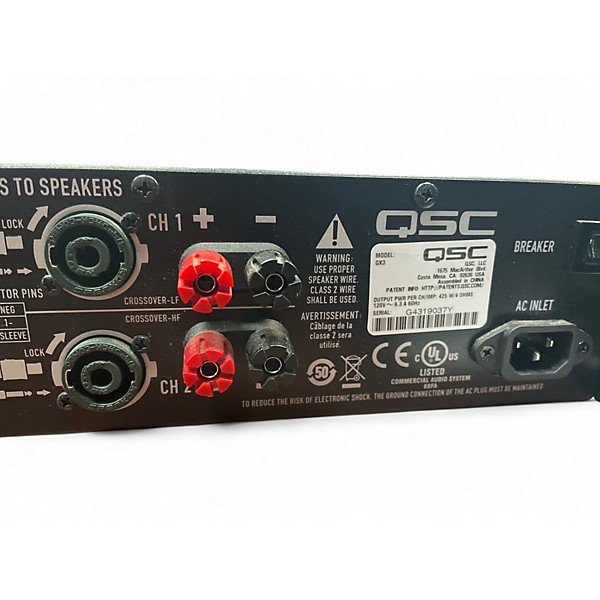 Used QSC GX3 Power Amp