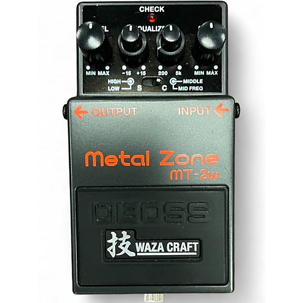 Used BOSS MT2W Metal Zone Waza Craft Effect Pedal