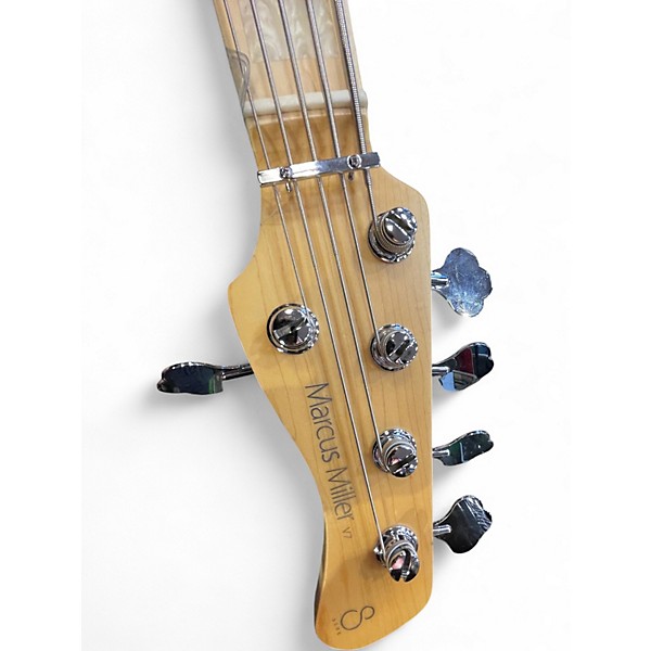 Used Sire Marcus Miller V7 Vintage Swamp Ash 5 String Natural Electric Bass Guitar