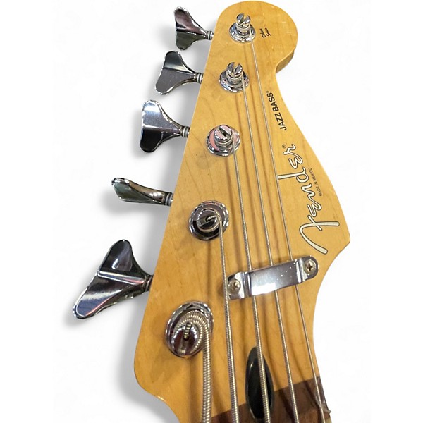 Used Fender Deluxe Active Jazz Bass V 5 String Sunburst Electric Bass Guitar