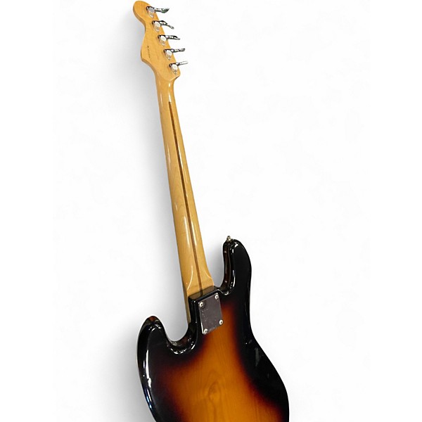 Used Fender Deluxe Active Jazz Bass V 5 String Sunburst Electric Bass Guitar
