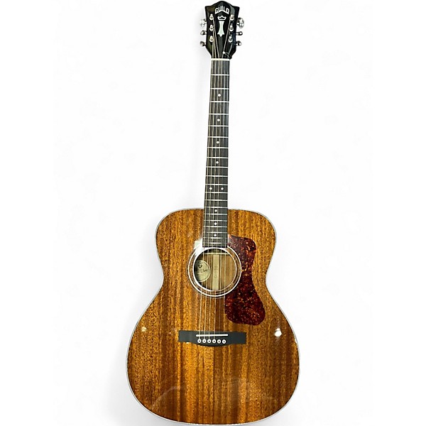 Used Guild OM-120 Natural Acoustic Guitar