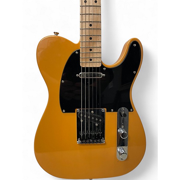 Used Squier Sonic Telecaster Butterscotch Blonde Solid Body Electric Guitar