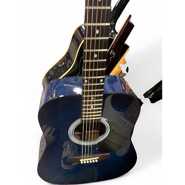 Used Indiana SCOUT Blue to Black Fade Acoustic Guitar