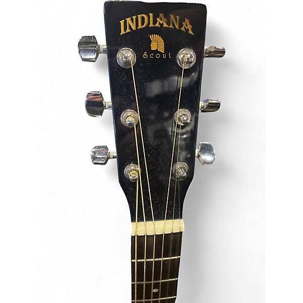 Used Indiana SCOUT Blue to Black Fade Acoustic Guitar