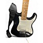 Used Starcaster by Fender Stratocaster BLACK Solid Body Electric Guitar