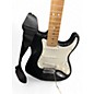 Used Starcaster by Fender Stratocaster BLACK Solid Body Electric Guitar