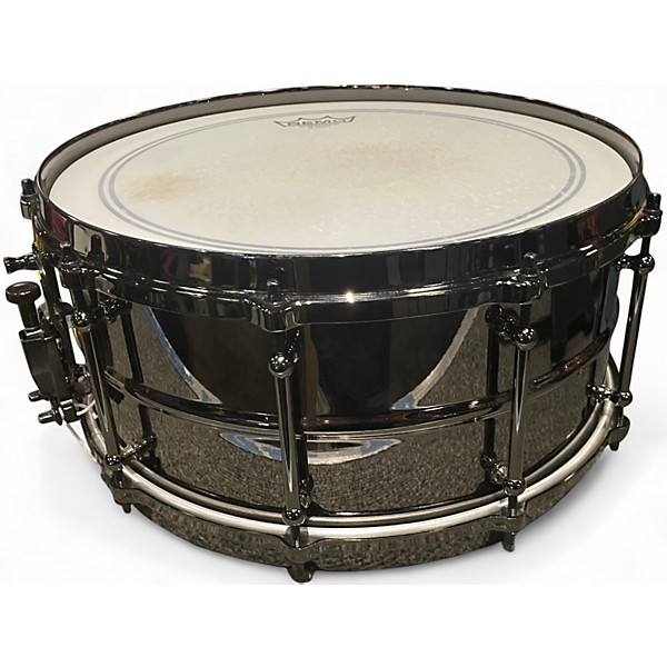Used Ludwig 14in Black Magic Snare Black Drum