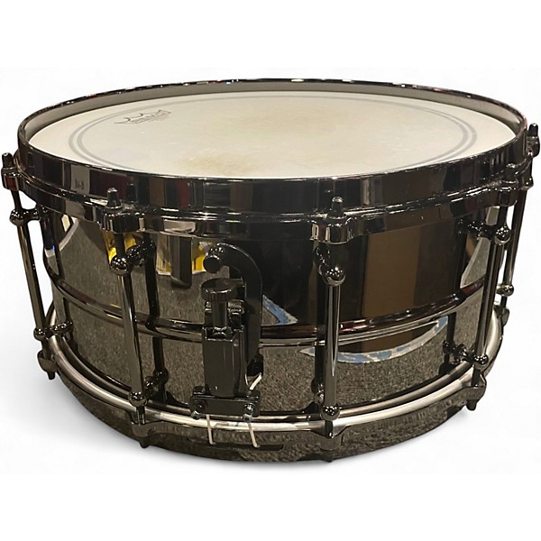 Used Ludwig 14in Black Magic Snare Black Drum