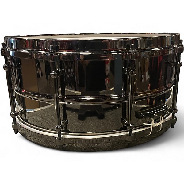 Used Ludwig 14in Black Magic Snare Black Drum