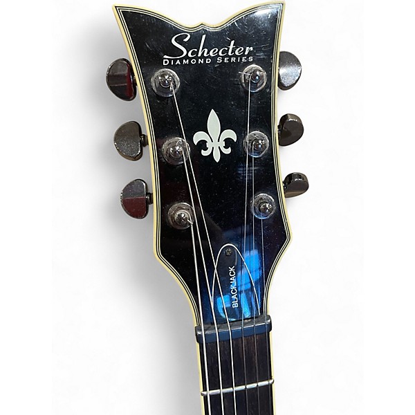 Used Schecter Guitar Research Tempest Blackjack Black Solid Body Electric Guitar