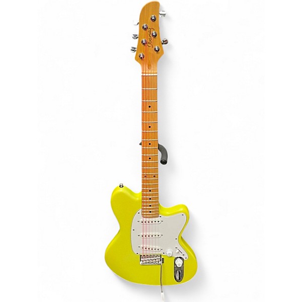 Used Ibanez YVETTE YOUNG YY10 SLIME GREEN SPARKLE Solid Body Electric Guitar