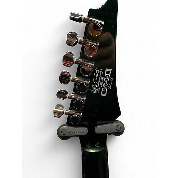 Used Ibanez XPT700 X Series Blue Green Chameleon Solid Body Electric Guitar