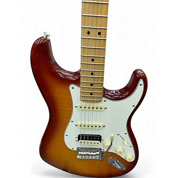 Used Fender Player Plus Stratocaster Plus Top Sienna Sunburst Solid Body Electric Guitar