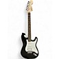 Used 2007 Squier Stratocaster HSS Black Solid Body Electric Guitar thumbnail