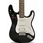 Used 2007 Squier Stratocaster HSS Black Solid Body Electric Guitar