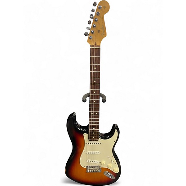 Used 2000 Fender AMERICAN STRATOCASTER 3 Color Sunburst Solid Body Electric Guitar